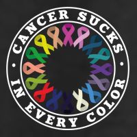 Cancer Sucks In Every Color Cancer Awareness Ribbons Cute Gift Beanie