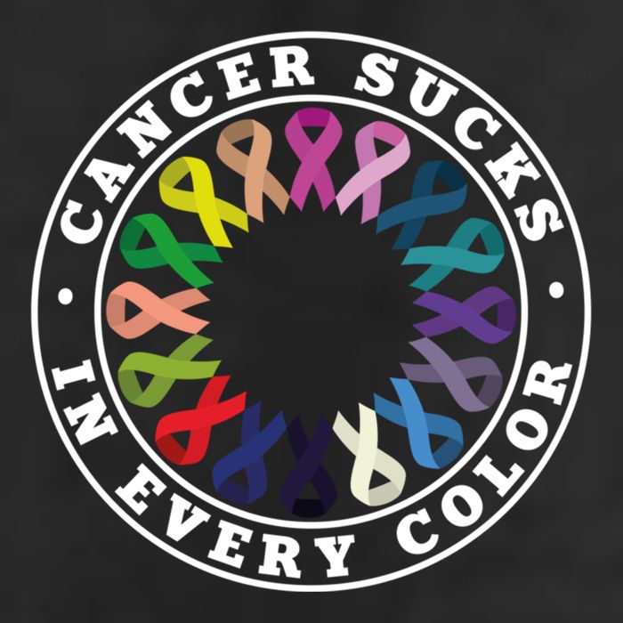 Cancer Sucks In Every Color Cancer Awareness Ribbons Cute Gift Beanie