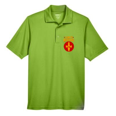 Cool Scifi I Aim To Misbehave Men's Origin Performance Pique Polo