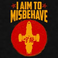 Cool Scifi I Aim To Misbehave Ladies PosiCharge Tri-Blend Wicking Tank