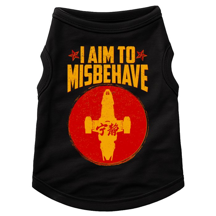 Cool Scifi I Aim To Misbehave Doggie Tank