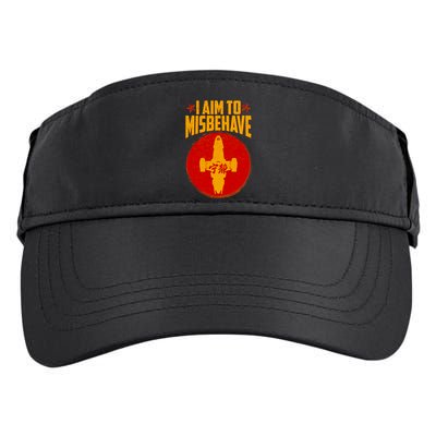 Cool Scifi I Aim To Misbehave Adult Drive Performance Visor