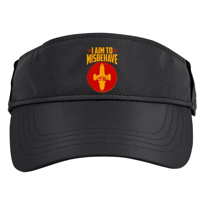 Cool Scifi I Aim To Misbehave Adult Drive Performance Visor