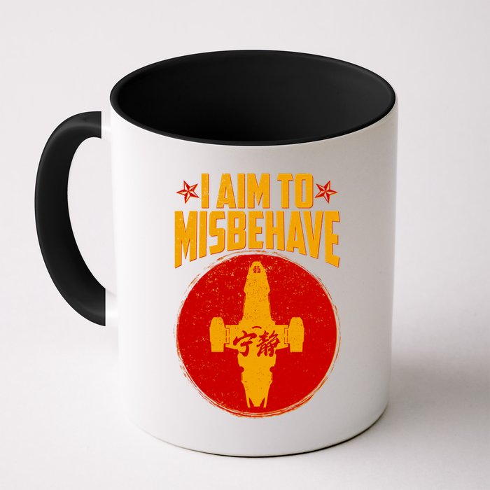 Cool Scifi I Aim To Misbehave Mug