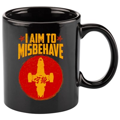 Cool Scifi I Aim To Misbehave 11oz C Handle Ceramic Mug
