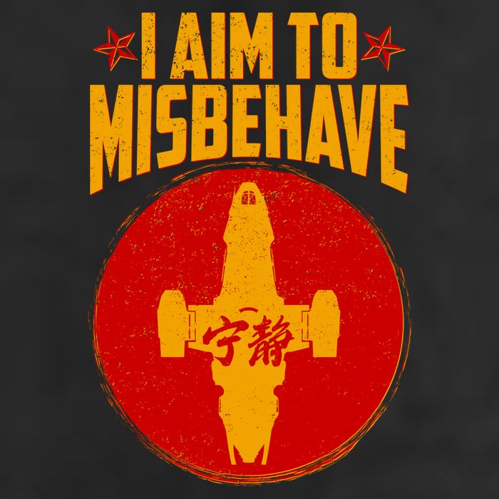 Cool Scifi I Aim To Misbehave Beanie