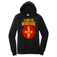 Cool Scifi I Aim To Misbehave Women's Pullover Hoodie