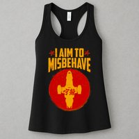 Cool Scifi I Aim To Misbehave Womens Tank Top