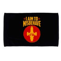 Cool Scifi I Aim To Misbehave Microfiber Hand Towel