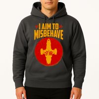 Cool Scifi I Aim To Misbehave Hoodie
