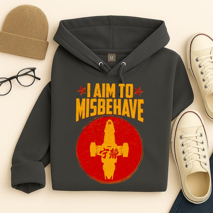 Cool Scifi I Aim To Misbehave Hoodie