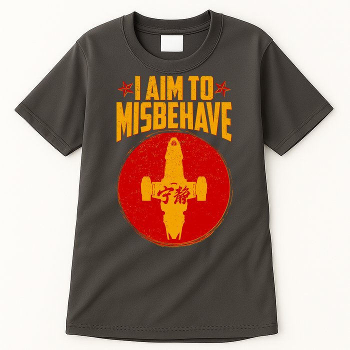Cool Scifi I Aim To Misbehave Tall T-Shirt
