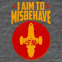 Cool Scifi I Aim To Misbehave Ladies Essential Flowy Tank