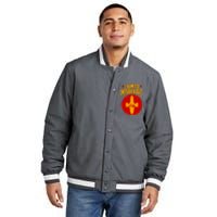 Cool Scifi I Aim To Misbehave Insulated Varsity Jacket