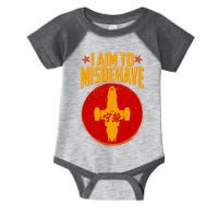 Cool Scifi I Aim To Misbehave Infant Baby Jersey Bodysuit