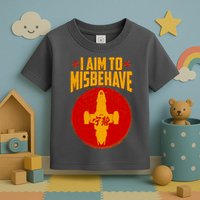 Cool Scifi I Aim To Misbehave Toddler T-Shirt