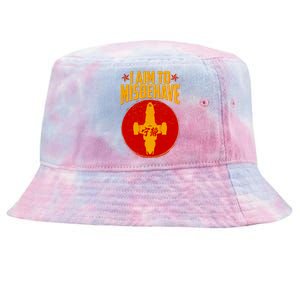 Cool Scifi I Aim To Misbehave Tie-Dyed Bucket Hat