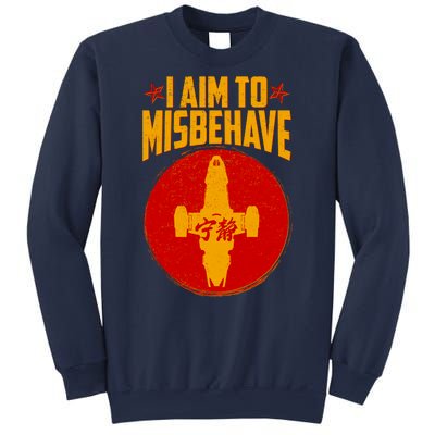 Cool Scifi I Aim To Misbehave Sweatshirt