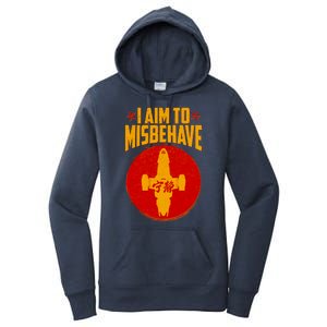 Cool Scifi I Aim To Misbehave Women's Pullover Hoodie