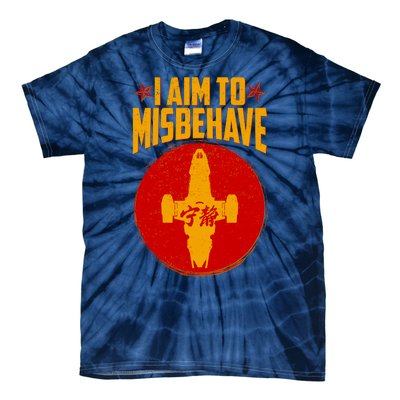 Cool Scifi I Aim To Misbehave Tie-Dye T-Shirt