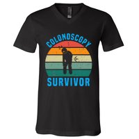 Colonoscopy Survivor I Survived My Colonoscopy V-Neck T-Shirt