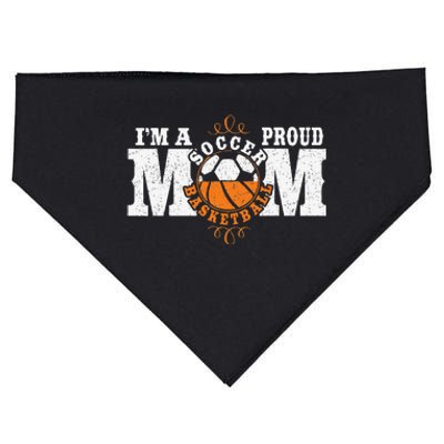 Combined Sports I'm a Proud Basketball Soccer Mom USA-Made Doggie Bandana