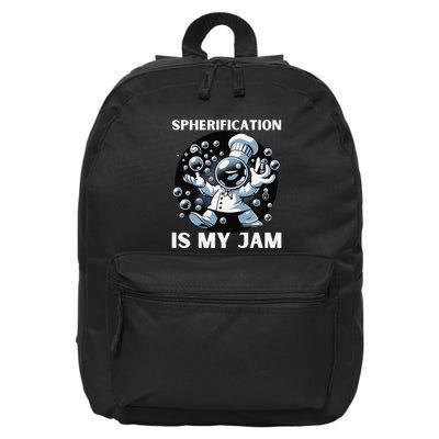 Chief Spherification Is My Jam Molecular Gastronomy 16 in Basic Backpack