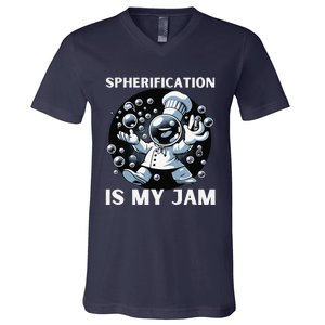 Chief Spherification Is My Jam Molecular Gastronomy V-Neck T-Shirt