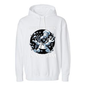 Chief Spherification Is My Jam Molecular Gastronomy Garment-Dyed Fleece Hoodie