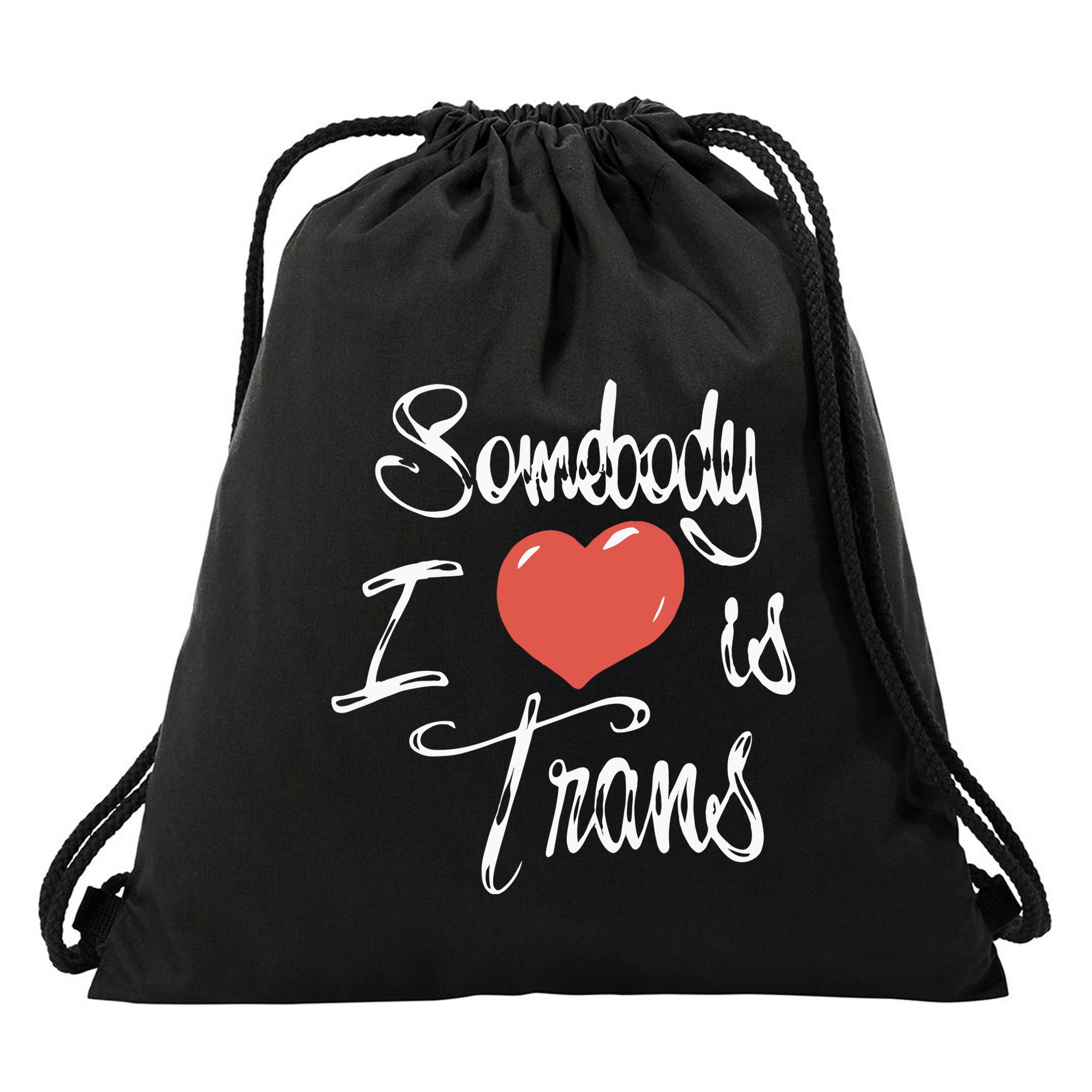 Chnge Somebody I Love Drawstring Bag