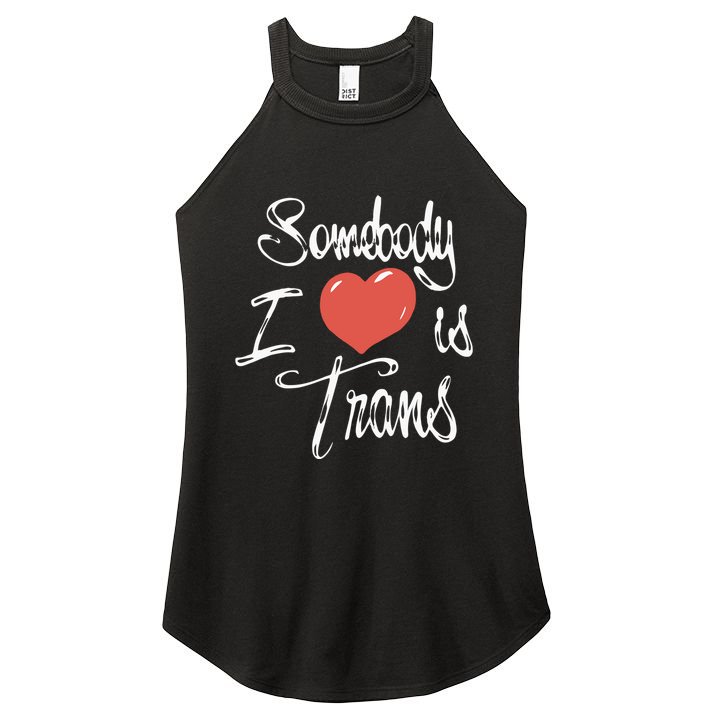 Chnge Somebody I Love Women's Perfect Tri Rocker Tank