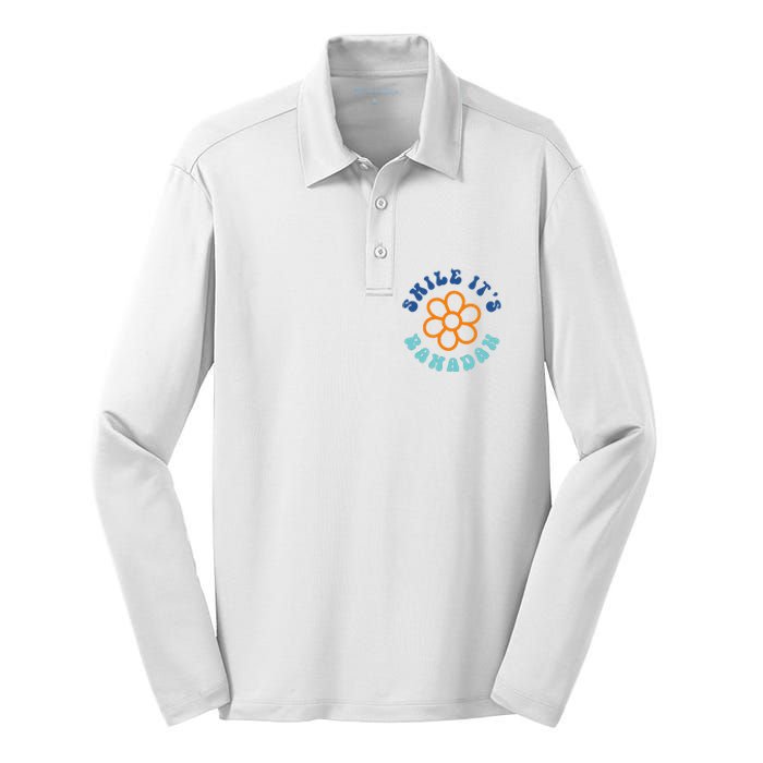 Cool Smile Its Ramadan Silk Touch Performance Long Sleeve Polo