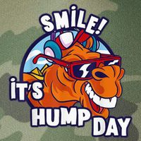 Camel Smile! ItS Hump Day Funny Hump Day Camel Sunglass Legacy Tie Dye Trucker Hat