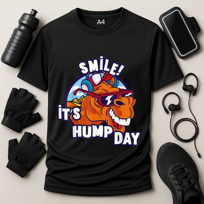 Camel Smile! ItS Hump Day Funny Hump Day Camel Sunglass Performance Shirt