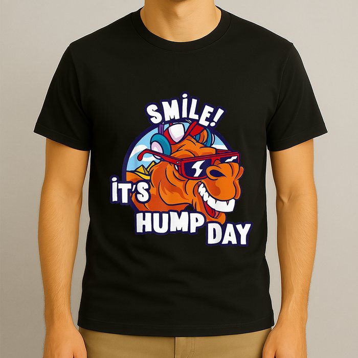 Camel Smile! ItS Hump Day Funny Hump Day Camel Sunglass T-Shirt