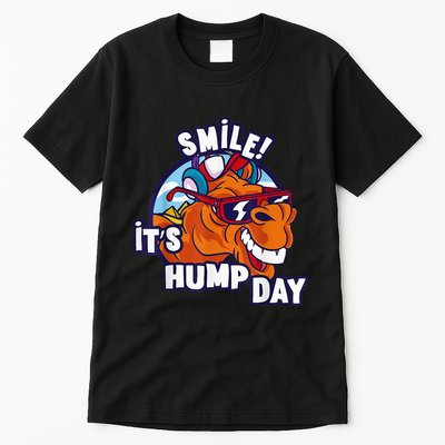 Camel Smile! ItS Hump Day Funny Hump Day Camel Sunglass Tall T-Shirt