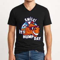 Camel Smile! ItS Hump Day Funny Hump Day Camel Sunglass V-Neck T-Shirt