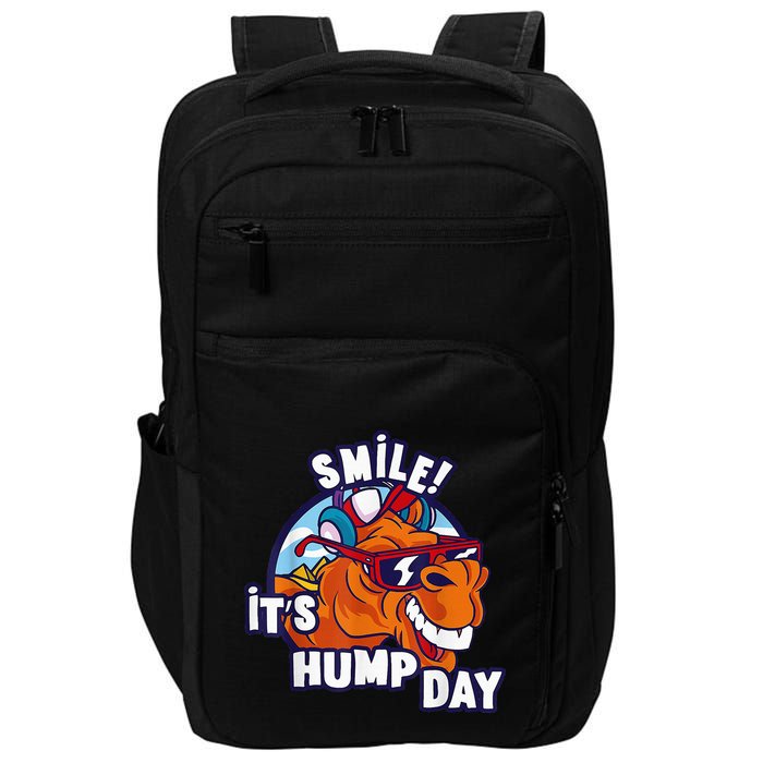 Camel Smile! ItS Hump Day Funny Hump Day Camel Sunglass Impact Tech Backpack