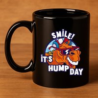 Camel Smile! ItS Hump Day Funny Hump Day Camel Sunglass 11oz C Handle Ceramic Mug