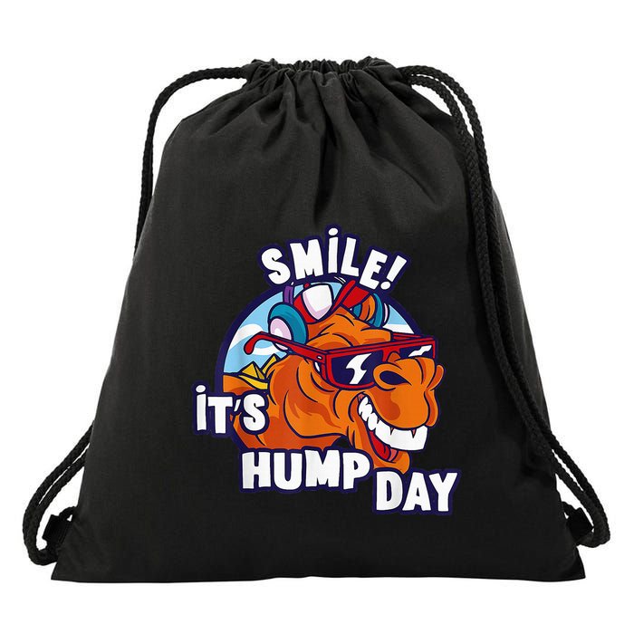 Camel Smile! ItS Hump Day Funny Hump Day Camel Sunglass Drawstring Bag