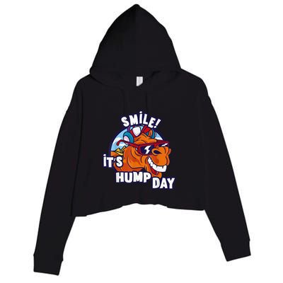 Camel Smile! ItS Hump Day Funny Hump Day Camel Sunglass Crop Fleece Hoodie