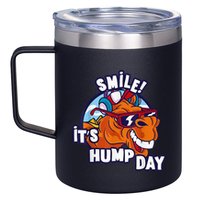 Camel Smile! ItS Hump Day Funny Hump Day Camel Sunglass 12oz Stainless Steel Coffee Mug