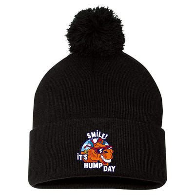 Camel Smile! ItS Hump Day Funny Hump Day Camel Sunglass Pom Pom 12in Knit Beanie