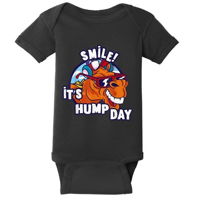 Camel Smile! ItS Hump Day Funny Hump Day Camel Sunglass Baby Bodysuit
