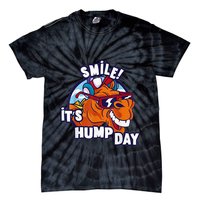 Camel Smile! ItS Hump Day Funny Hump Day Camel Sunglass Tie-Dye T-Shirt