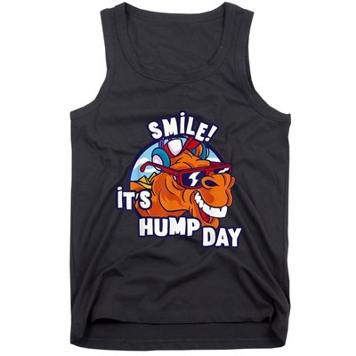 Camel Smile! ItS Hump Day Funny Hump Day Camel Sunglass Tank Top