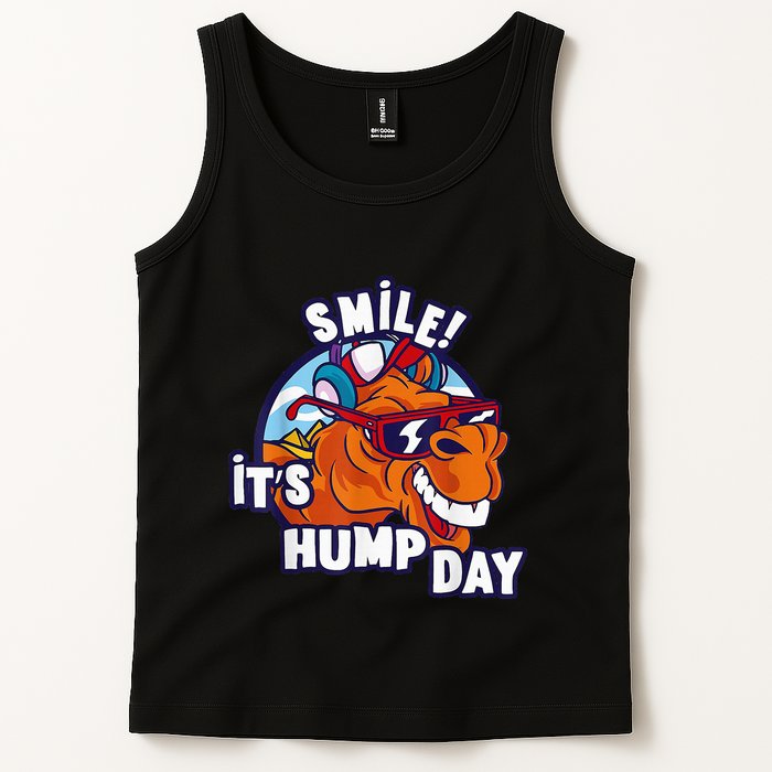 Camel Smile! ItS Hump Day Funny Hump Day Camel Sunglass Tank Top