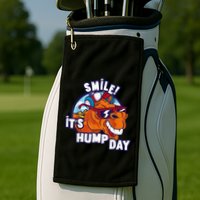 Camel Smile! ItS Hump Day Funny Hump Day Camel Sunglass Golf Towel