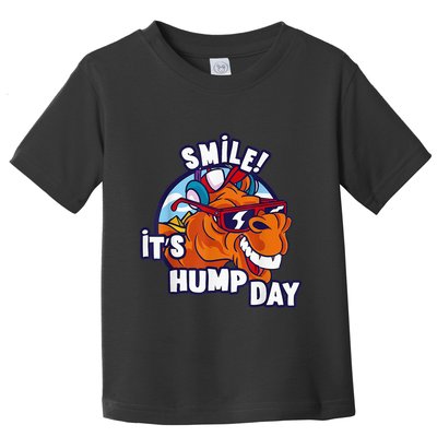 Camel Smile! ItS Hump Day Funny Hump Day Camel Sunglass Toddler T-Shirt