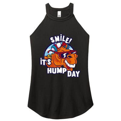 Camel Smile! ItS Hump Day Funny Hump Day Camel Sunglass Women's Perfect Tri Rocker Tank
